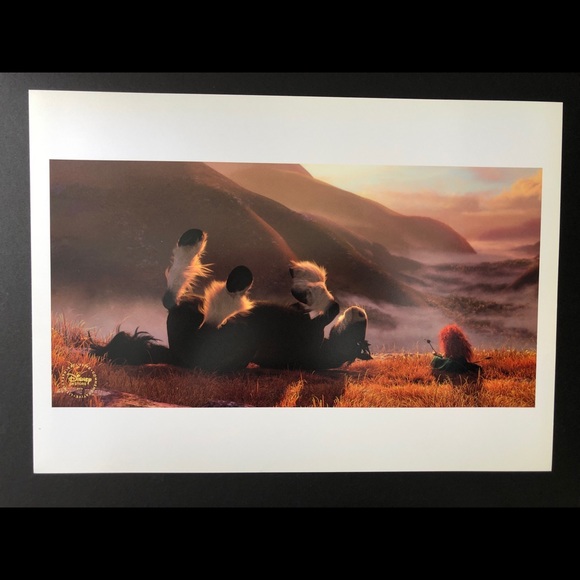 Collectible set of four prints from the Disney Pixar movie, Brave. - Picture 2 of 8